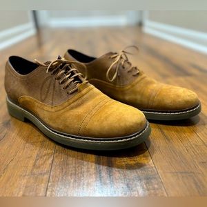 Cole Haan Men's Oxford Leather Suede Dress Shoes, Size 10.5
